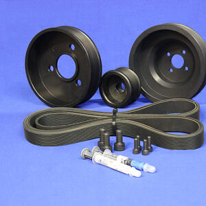 Yanmar Marine Serpentine Pulley Kit for Engines: 3JH4, 3JH5, 4JH4, 4JH5